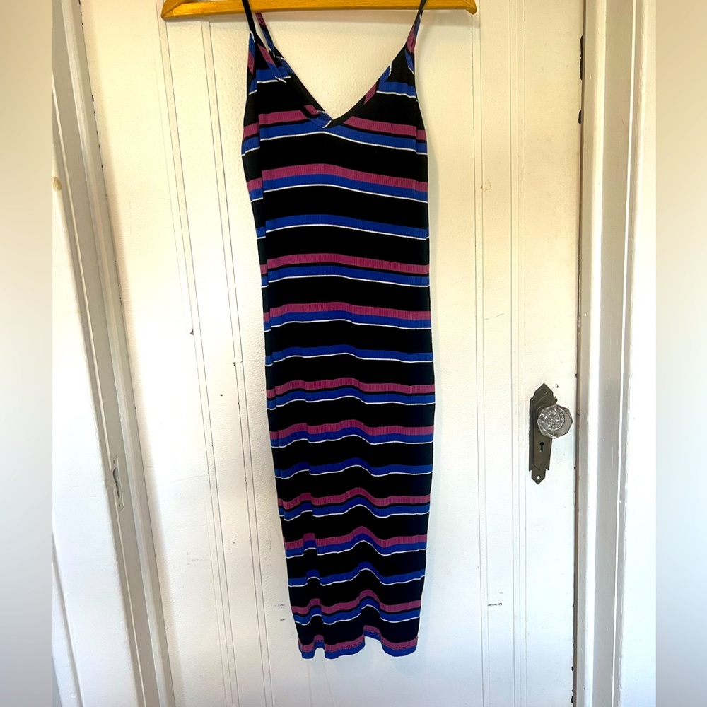 Ribbed Express bodycon dress